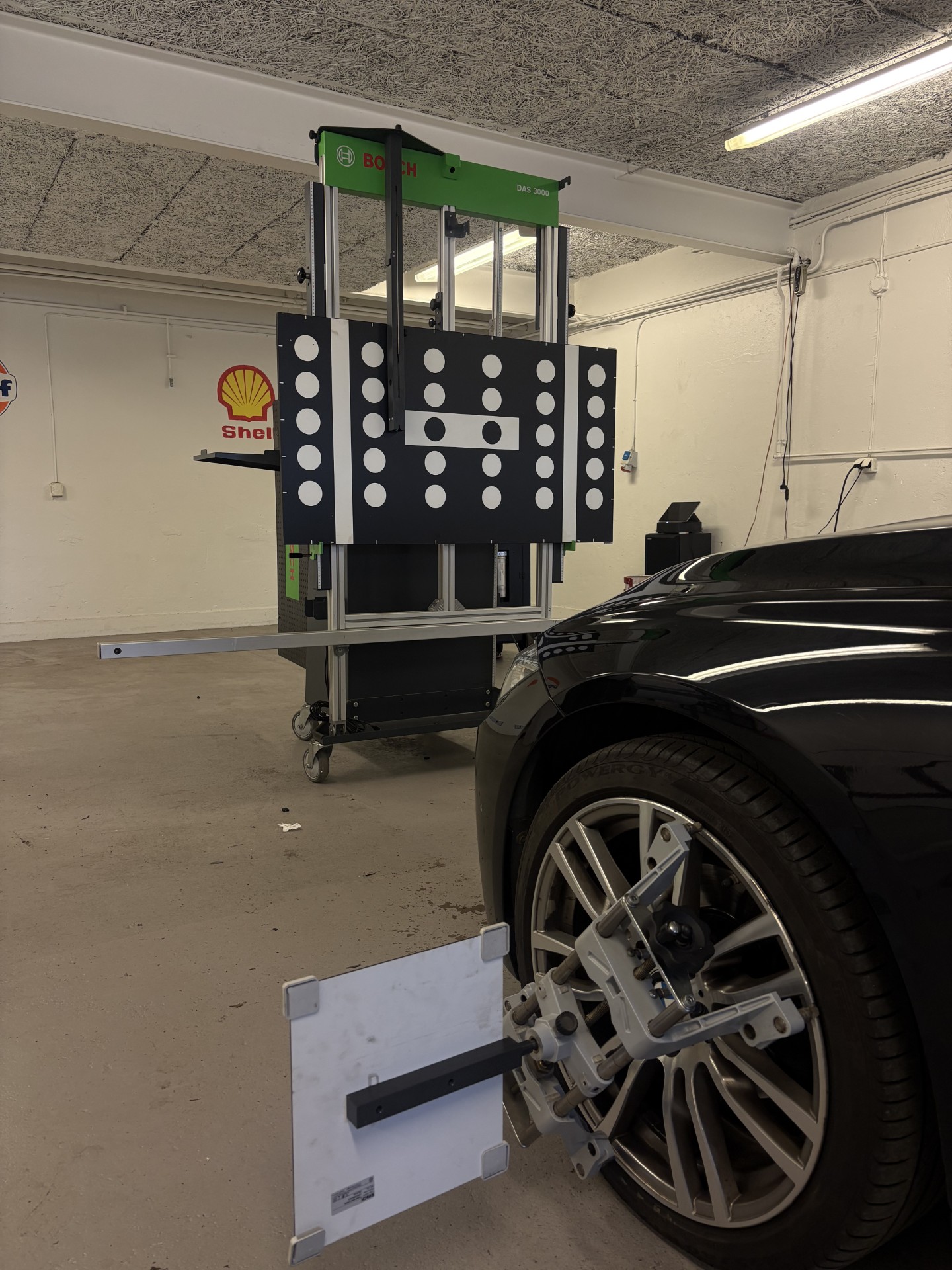 Kamerakaliberenig/adas på en bil